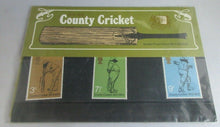 Load image into Gallery viewer, 1973 COUNTY CRICKET POST OFFICE BRITISH MINT STAMPS PRESENTATION PACK
