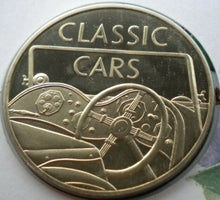 Load image into Gallery viewer, 1996 A CENTURY OF BRITISH MOTORING - CLASSIC CARS MEDAL COVER PNC &amp; INFO CARD
