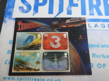 Load image into Gallery viewer, 4Thunderbirds Lenticular 3D Effect postage Stamps ,Mini Sheet Gerry Anderson MNH
