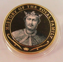 Load image into Gallery viewer, 2009 HISTORY OF THE ROYAL FAMILY KING RICHARD 1 COOK ISLANDS  $1 COIN &amp; CAPSULE
