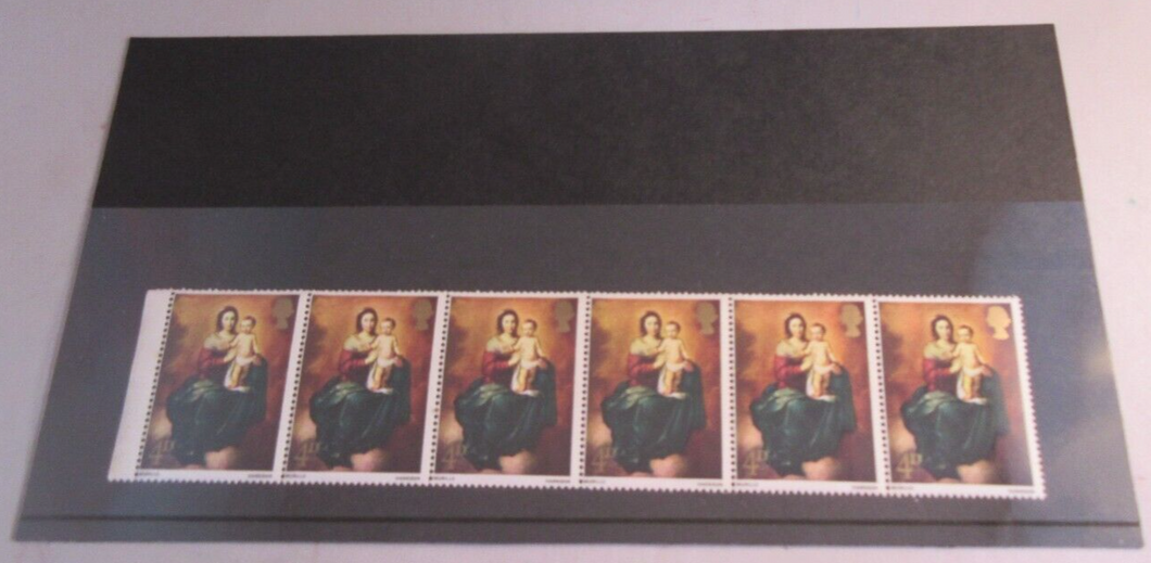 1967 MURILLO HARRISON MADONNA & CHILD 4d 6 X STAMPS MNH