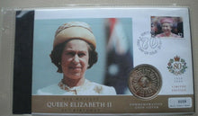 Load image into Gallery viewer, 2006 HER MAJESTY QUEEN ELIZABETH II 80TH BIRTHDAY 1CROWN COMMEMORATIVE COVER PNC
