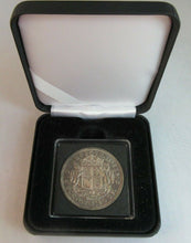 Load image into Gallery viewer, 1937 FROSTED PROOF KING GEORGE VI BARE HEAD .500 SILVER ONE CROWN COIN BOXED
