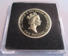 Load image into Gallery viewer, 1989 QEII CLAIM OF RIGHTS UK ROYAL MINT PROOF £2 COIN BOXED WITH COA
