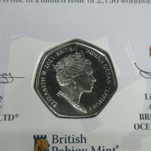 Load image into Gallery viewer, Trooping The Colour 2021 Queen&#39;s 95th Birthday 50p Coin BIOT Diamond Finish Pack
