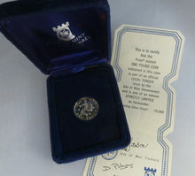 Load image into Gallery viewer, UK £1 1979 coin isle of man SILVER PROOF SEALED STUNNING CONDITION GB
