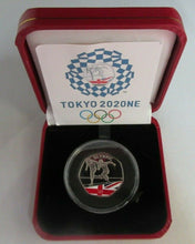 Load image into Gallery viewer, TOKYO 2020 SUMMER OLYMPIC ATHLETICS 50P COLOURED &amp; DIAMOND FINISH 2021 BOXED
