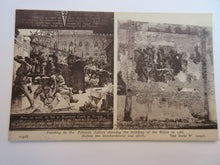 Load image into Gallery viewer, WWI POSTCARD YPRES PAUWEIS GALLERY BEFORE &amp; AFTER BOMBARDMENT A3
