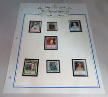 Load image into Gallery viewer, 1986 QUEEN ELIZABETH II 60TH BIRTHDAY CAYMAN ISLANDS STAMPS &amp; ALBUM SHEET
