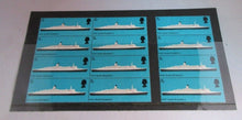 Load image into Gallery viewer, 1969 RMS QUEEN ELIZABETH 2 5d 12 X STAMPS MNH
