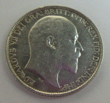 Load image into Gallery viewer, 1910 KING EDWARD VII BARE HEAD SIXPENCE COIN .925 SILVER COIN SPINK 3983 IN FLIP
