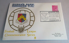 Load image into Gallery viewer, 1970&#39;s VINTAGE FOOTBALL STAMP COVER QUEENS PARK RANGERS FC
