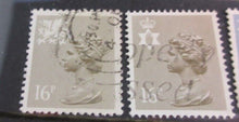 Load image into Gallery viewer, WALES LOW VALUE DEFINITIVE ISSUE STAMPS WITH CLEAR FRONTED STAMP HOLDER
