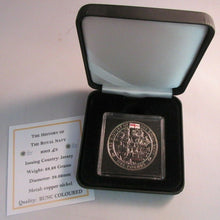 Load image into Gallery viewer, 2003 £5 THE HISTORY OF THE ROYAL NAVY JERSEY BUNC FIVE POUND COIN BOX &amp; COA
