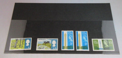 VARIOUS PRE DECIMAL STAMPS X5 MNH - 1965 POST OFFICE TOWER & 1966 LANDSCAPES