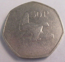 Load image into Gallery viewer, EIRE 50p 1982 FIFTY PENCE UNC PRESENTED IN CLEAR FLIP
