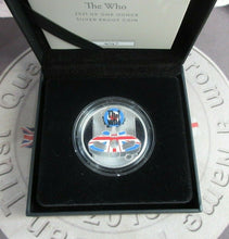 Load image into Gallery viewer, The Who 2021 .999 Silver Proof 1oz £2 UK Royal Mint Coin In Box With COA
