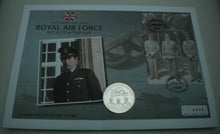 Load image into Gallery viewer, 2008 ROYALTY &amp; THE RAF, HISTORY OF THE ROYAL AIR FORCE BUNC £5 COIN COVER PNC
