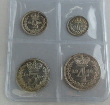 Load image into Gallery viewer, 1880 Maundy Money Queen Victoria Bun Head Sealed/Boxed AUnc - Unc Spink Ref 3916
