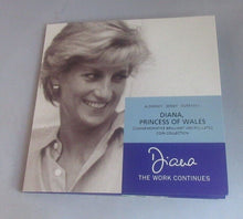 Load image into Gallery viewer, 2002 DIANA PRINCESS OF WALES THE WORK CONTINUES CHANNEL ISLANDS 3 X £5 BUnc SET
