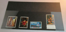 Load image into Gallery viewer, VARIOUS STAMPS MNH 4 X STAMPS - 3 X 1967  1 X 1968 IN CLEAR FRONTED STAMP HOLDER
