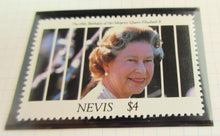 Load image into Gallery viewer, 1991 65TH BIRTHDAY QUEEN ELIZABETH II NEVIS STAMPS MNH &amp; ALBUM SHEET
