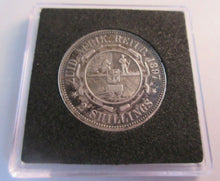 Load image into Gallery viewer, 1897 SOUTH AFRICA SILVER 2 SHILLINGS COIN IN PRESENTED IN QUADRANT CAPSULE
