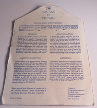 Load image into Gallery viewer, ROMAN COINS SET II THE ROMANS IN BRITAIN COINS RE-STRIKES
