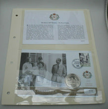 Load image into Gallery viewer, 2005 THE QUEEN&#39;S 80TH BIRTHDAY, THE ROYAL FAMILY  PROOF 1 CROWN COIN COVER PNC
