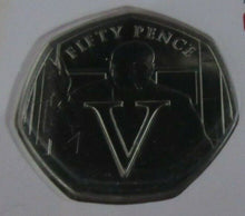 Load image into Gallery viewer, 2020 VE DAY 75TH ANNIVERSARY BU COMPLETE SET ISLE OF MAN FIFTY PENCE COINS PNC
