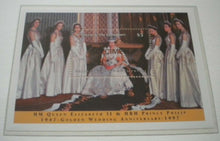 Load image into Gallery viewer, 1947-1997 THE GOLDEN WEDDING ANNIVERSARY QEII P PHILIP  SPECIMEN MINISHEET/INFO
