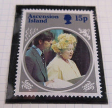 Load image into Gallery viewer, 1985 HMQE QUEEN MOTHER 85th ANNIV COLLECTION ASCENTION ISLAND STAMPS ALBUM SHEET
