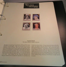 Load image into Gallery viewer, 1900 2002 THE LIFE AND TIMES OF THE QUEEN MOTHER - MNH 21 STAMPS IN PADDED ALBUM
