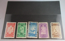 Load image into Gallery viewer, ETHIOPIA STAMPS 5 X  STAMPS  USED &amp; STAMP HOLDER
