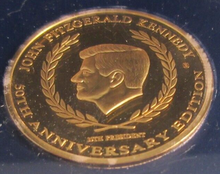 Load image into Gallery viewer, 2010 JOHN F KENNEDY 50th ANNIVERSARY COIN SET GOLD PLATED LIBERTY HALF DOLLAR
