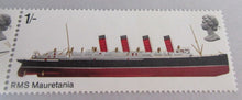 Load image into Gallery viewer, 1969 QUEEN ELIZABETH II BRITISH SHIPS 6 STAMPS MNH &amp; CLEAR FRONTED STAMP HOLDER
