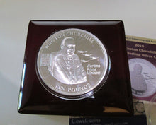 Load image into Gallery viewer, 2010 £10 SILVER PROOF 5 oz COIN WINSTON CHURCHILL WARTIME PRIME MINISTER 250 WW
