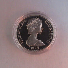 Load image into Gallery viewer, 1979 Millennium of Tynwald Sir William Hillary Silver Proof 1 Crown Coin
