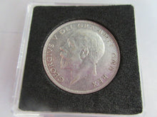 Load image into Gallery viewer, 1935 KING GEORGE V BARE HEAD .500 SILVER HALF CROWN COIN EF+ BOX COA
