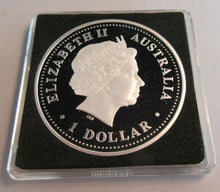 Load image into Gallery viewer, 2000 KOOKABURRA QUEEN ELIZABETH II SILVER PROOF AUSTRALIA $1 ONE DOLLAR BOX&amp;COA
