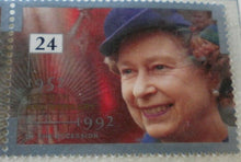 Load image into Gallery viewer, 1952-1992 QUEEN ELIZABETH II 40TH ANNIVERS OF THE ACCESSION  5 X MNH STAMPS/INFO
