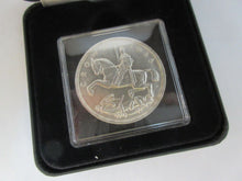 Load image into Gallery viewer, 1935 GEORGE V ROCKING HORSE SILVER SPECIMEN CROWN COIN REF SPINK 4048 BOX/COA A3
