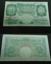 Load image into Gallery viewer, 1948 £1 BANK NOTE A--B PEPPIATT BE52D VF - EF MULTI LISTING PLEASE CHOOSE
