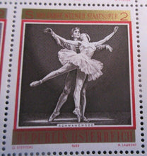 Load image into Gallery viewer, 1869-1969 REPUBLIK OSTERREICH 100 JAHRE WIENER STAATSOPER BLOCK OF 8 STAMPS MNH
