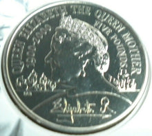 Load image into Gallery viewer, 1900-2002 HER MAJESTY QUEEN ELIZABETH THE QUEEN MOTHER MEMORIAL £5 COINCOVER PNC
