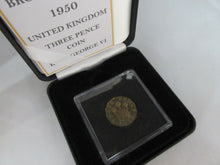 Load image into Gallery viewer, 1950 George VI Brass PROOF Threepence ROYAL MINT FDC BOX / COA
