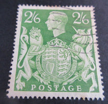 Load image into Gallery viewer, KING GEORGE VI PRE DECIMAL STAMPS - 4 X LARGE STAMPS USED &amp; STAMP HOLDER
