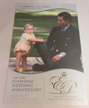 Load image into Gallery viewer, QEII DIAMOND WEDDING ANNIVERSARY 2007 CAYMAN ISLANDS S/PROOF $10 DOLLAR WITH COA
