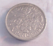 Load image into Gallery viewer, 1953-1967 QUEEN ELIZABETH II SIXPENCE 6d FULL 15 COIN SET IN CLEAR FLIP
