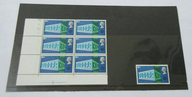 1969 9d EUROPA CEPT 7 x STAMPS MNH